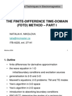 The Finite-Difference Time-Domain (FDTD) Method - Part I: Numerical Techniques in Electromagnetics