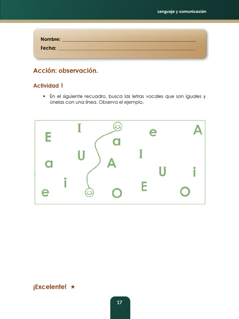 Cuadernillo 1 Preescolar 2a Edicion-1 | PDF