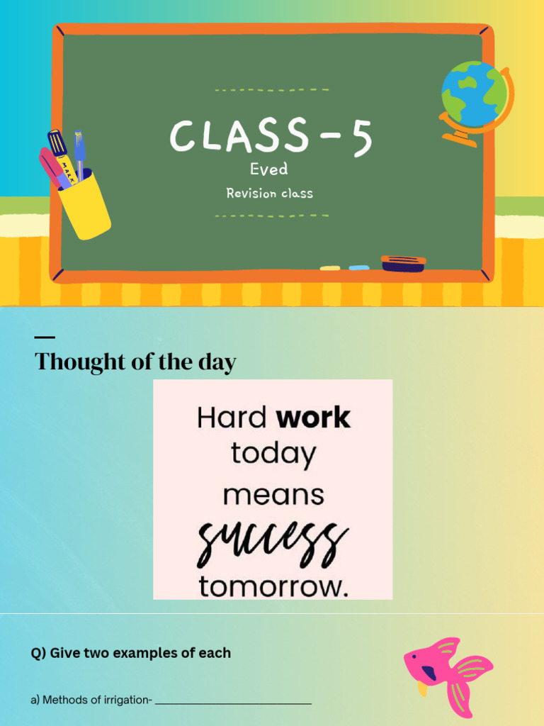 Class 5 | PDF