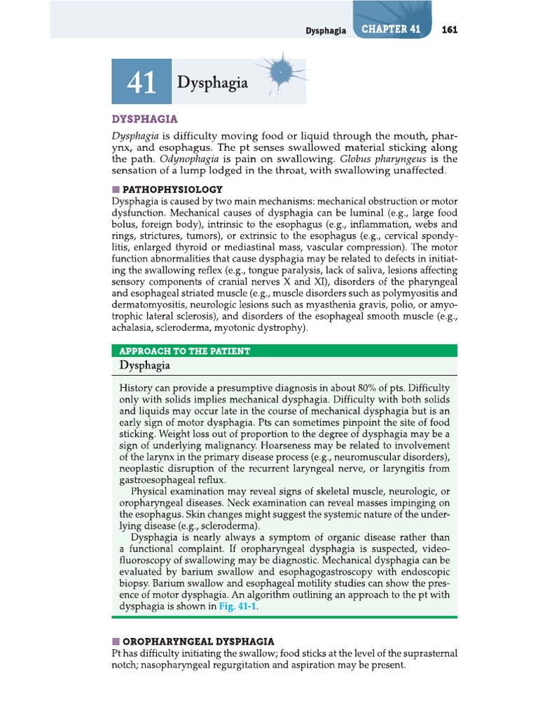 Dysphagia Pom Notes | PDF