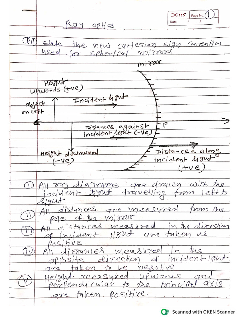 Ray Optics | PDF