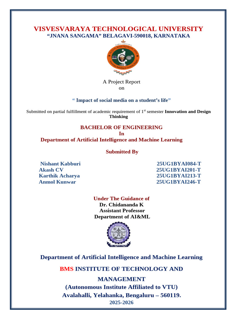 IDT Project Report | PDF | Social Media | Popular Culture & Media Studies