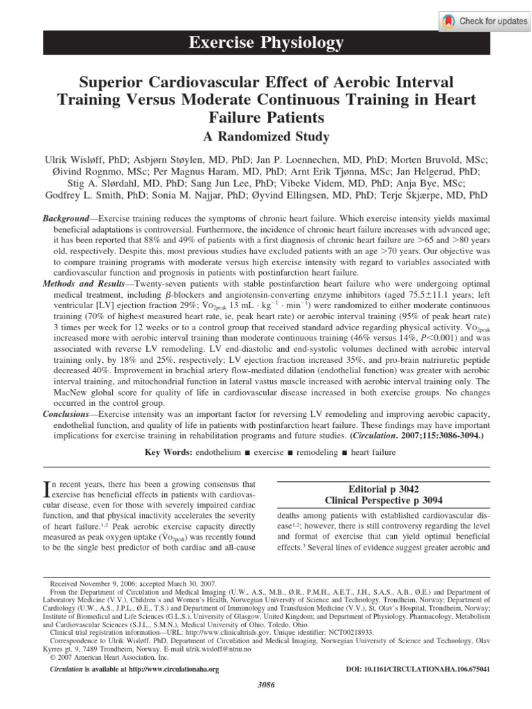 Superior Cardiovascular Effect of Aerobic Interval Training Versus ...