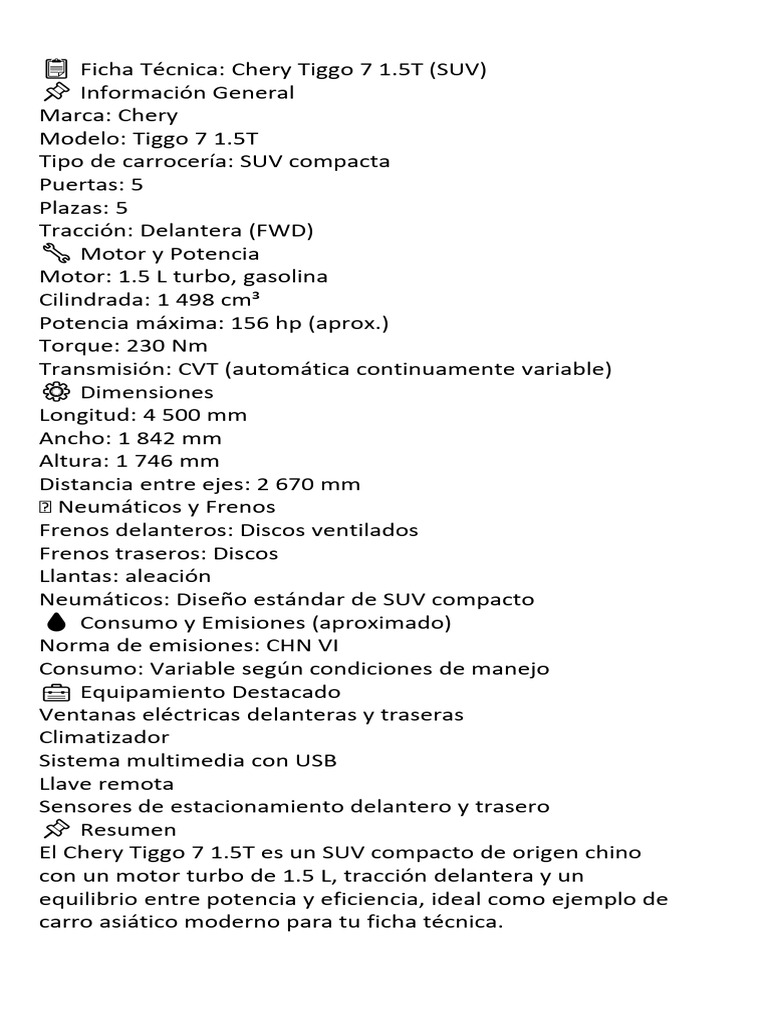 Ficha Tecnica Random | PDF