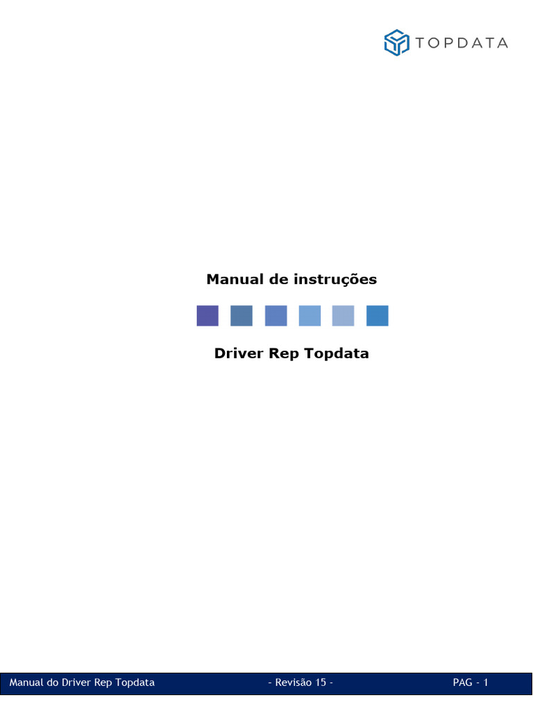 Manual Driver Rep Top Data | PDF | Microsoft Windows | Inicialização ...