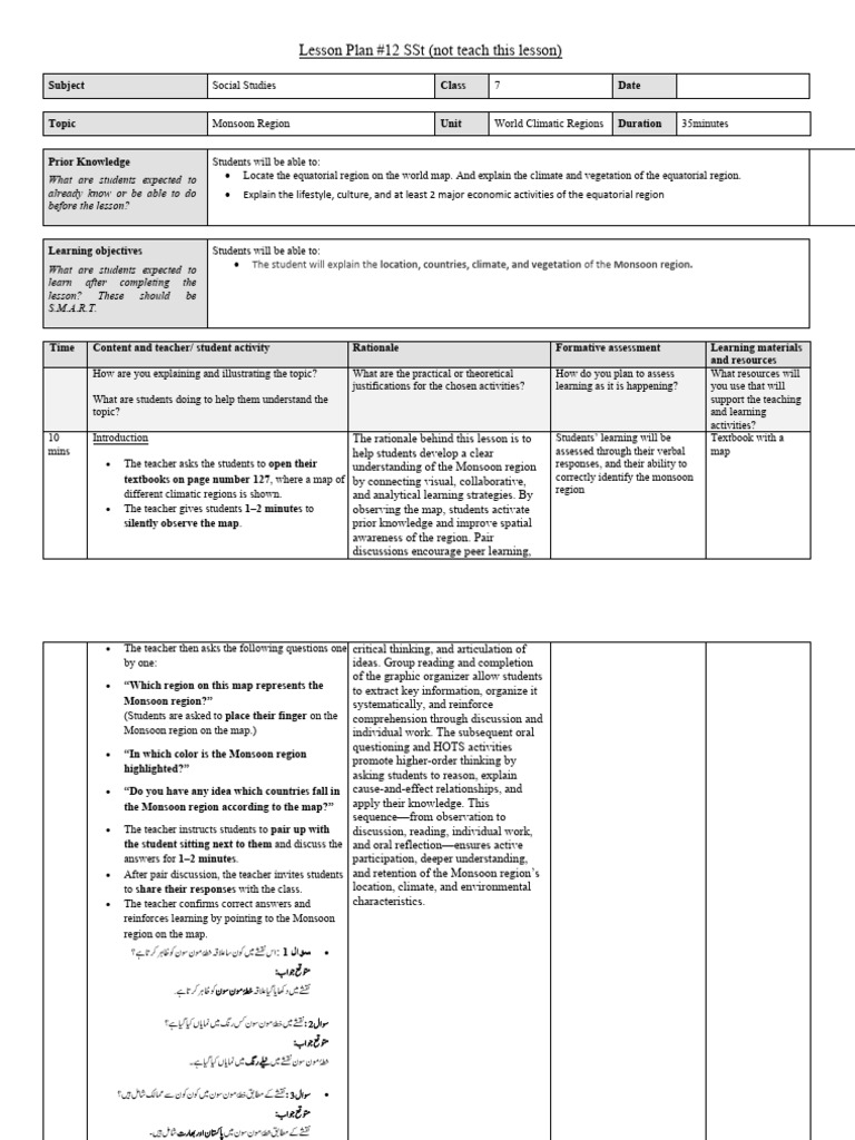 LP12 SST Not Teach | PDF | Reading Comprehension | Cognitive Science