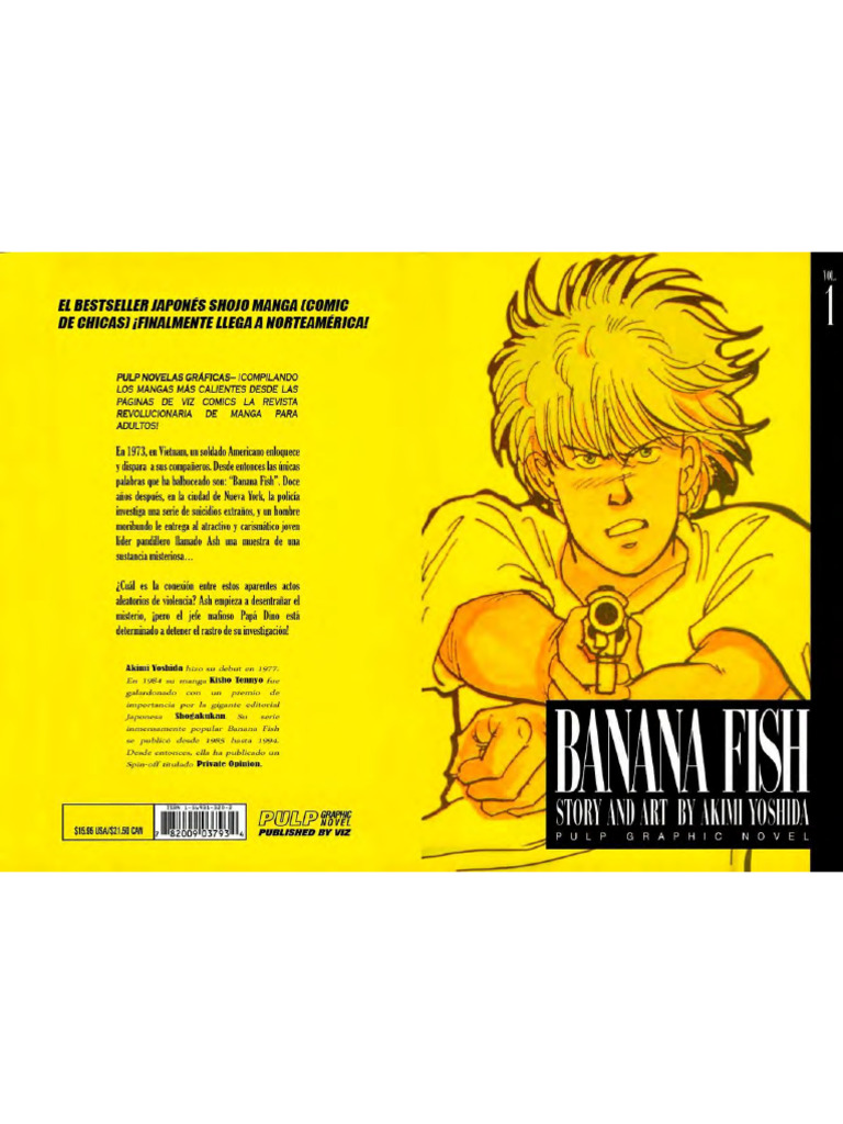 Banana Fish Libro Tomos Completos | PDF