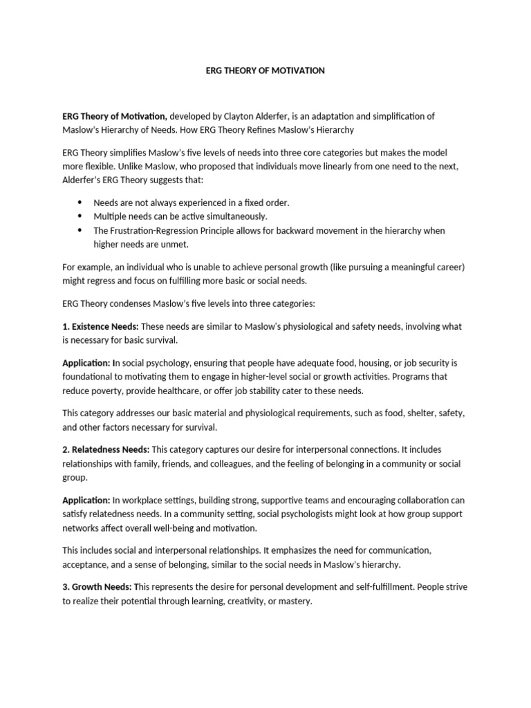 Erg Theory of M-Wps Office | PDF | Motivational | Motivation