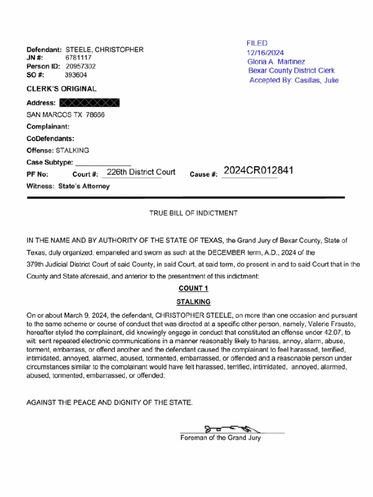 2024CR012841 Indictment REDACTED | PDF