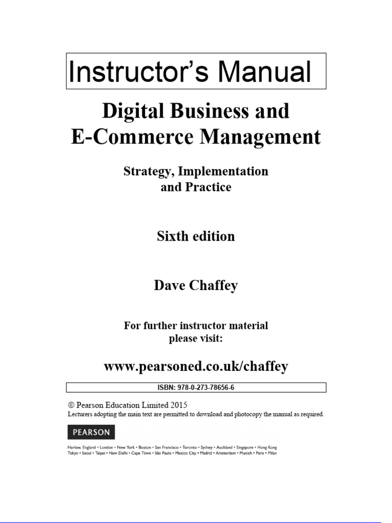 Instructor Manual 6th | PDF | Performance Indicator | Marketing