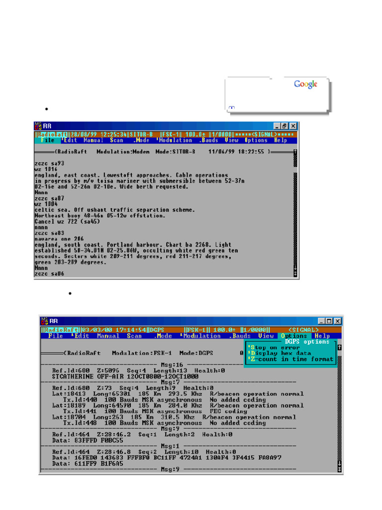 RadioRaft Capturas de Pantalla | PDF | Telecomunicaciones | Tasas ...