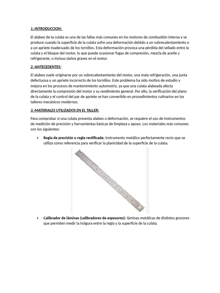 ALABEO CORREGIDO | PDF | Tornillo | Medición