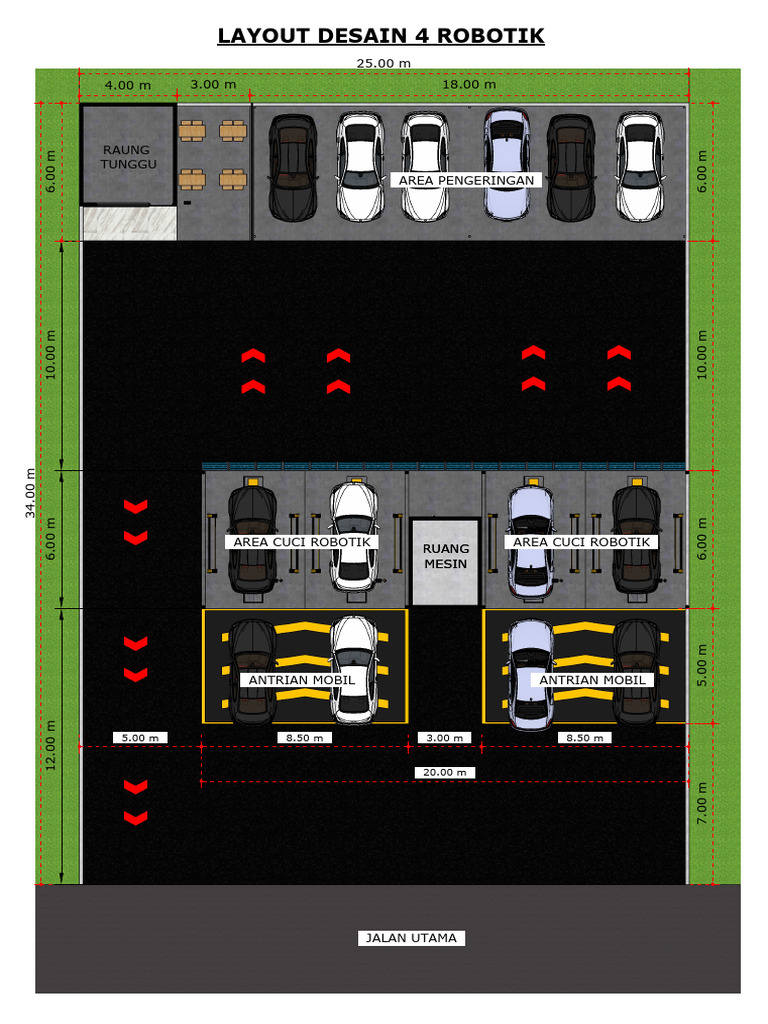 Layout Desain 4 Robotik | PDF