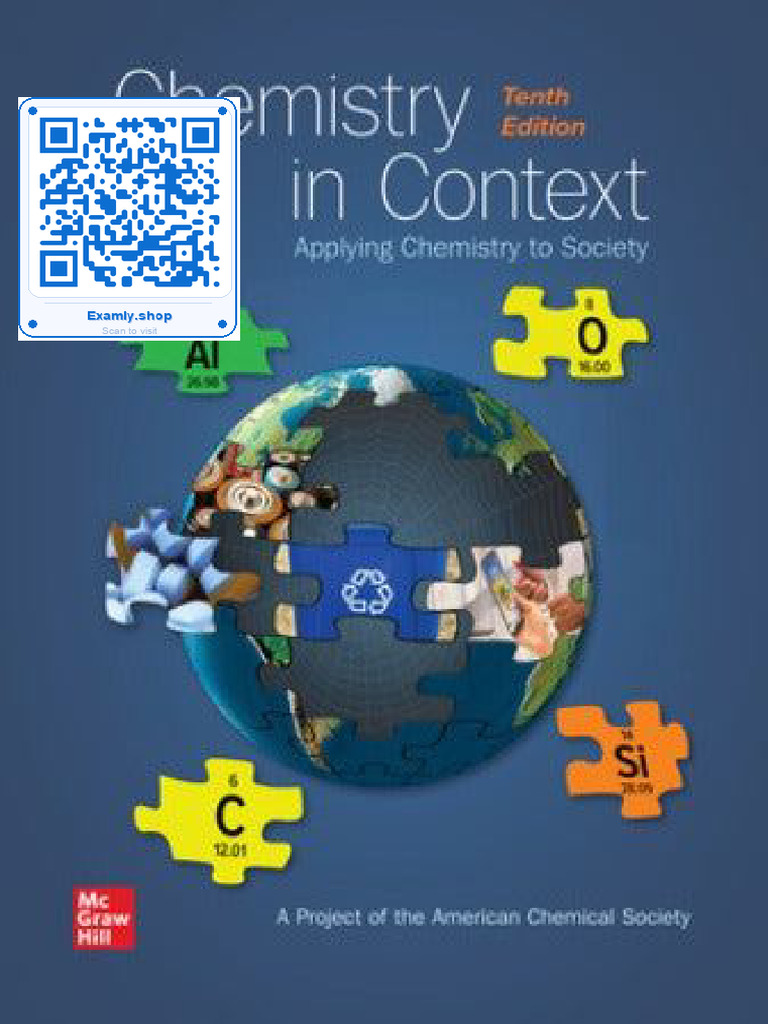 Textbook Chemistry in Context 10th Edition American Chemical Society ...