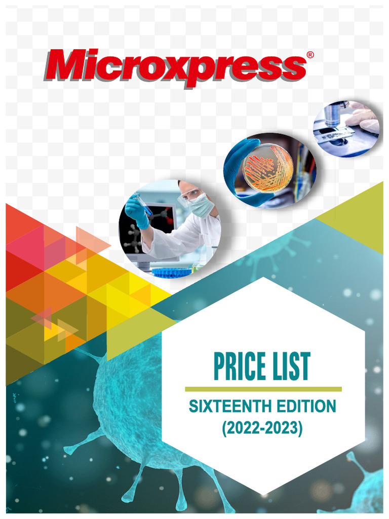 MIcroxpress Price List - 2022-23 | PDF | Growth Medium | Agar
