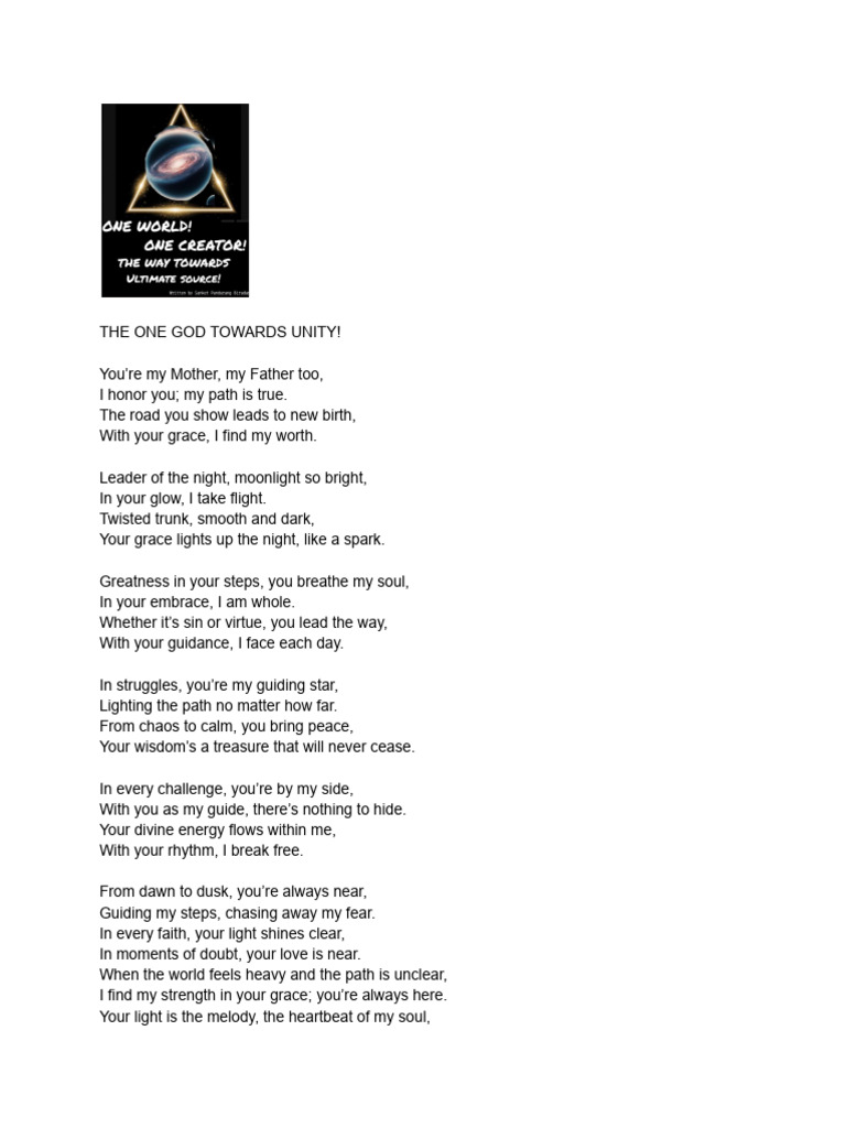 One World One Creator! | PDF