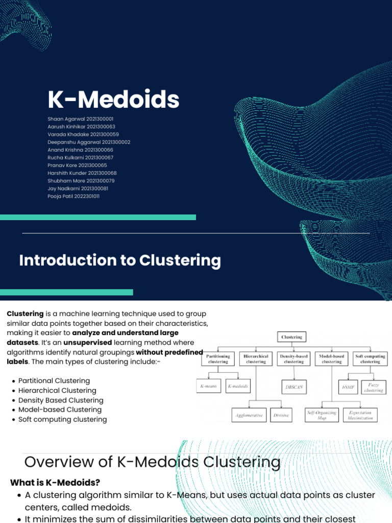K-Medoids PPT - 20241113 - 111159 - 0000 | PDF | Cluster Analysis ...