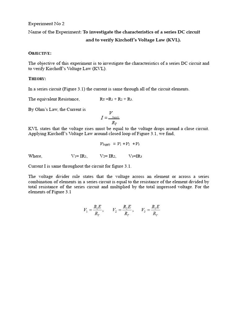 Experiment No 2 ECD1 Lab | PDF