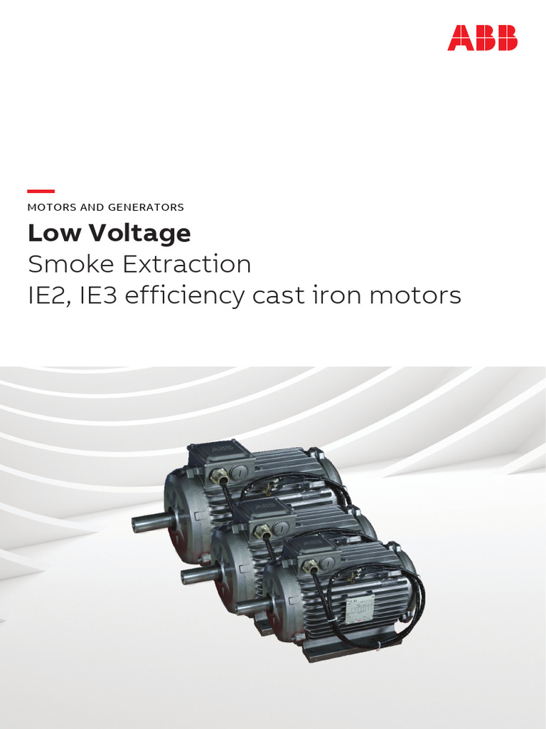 Smoke Extraction Motors - Brochure | PDF | Steel | Bearing (Mechanical)