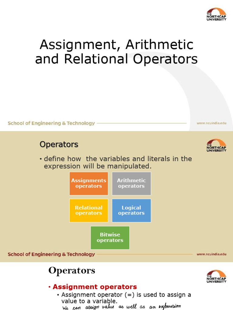 L8 Assign Arith Rel Operators Example Programs | PDF | Division ...
