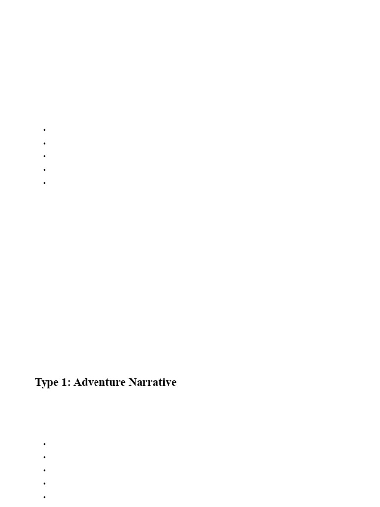 Definition of Narrative Writing | PDF | Narrative | Adventure