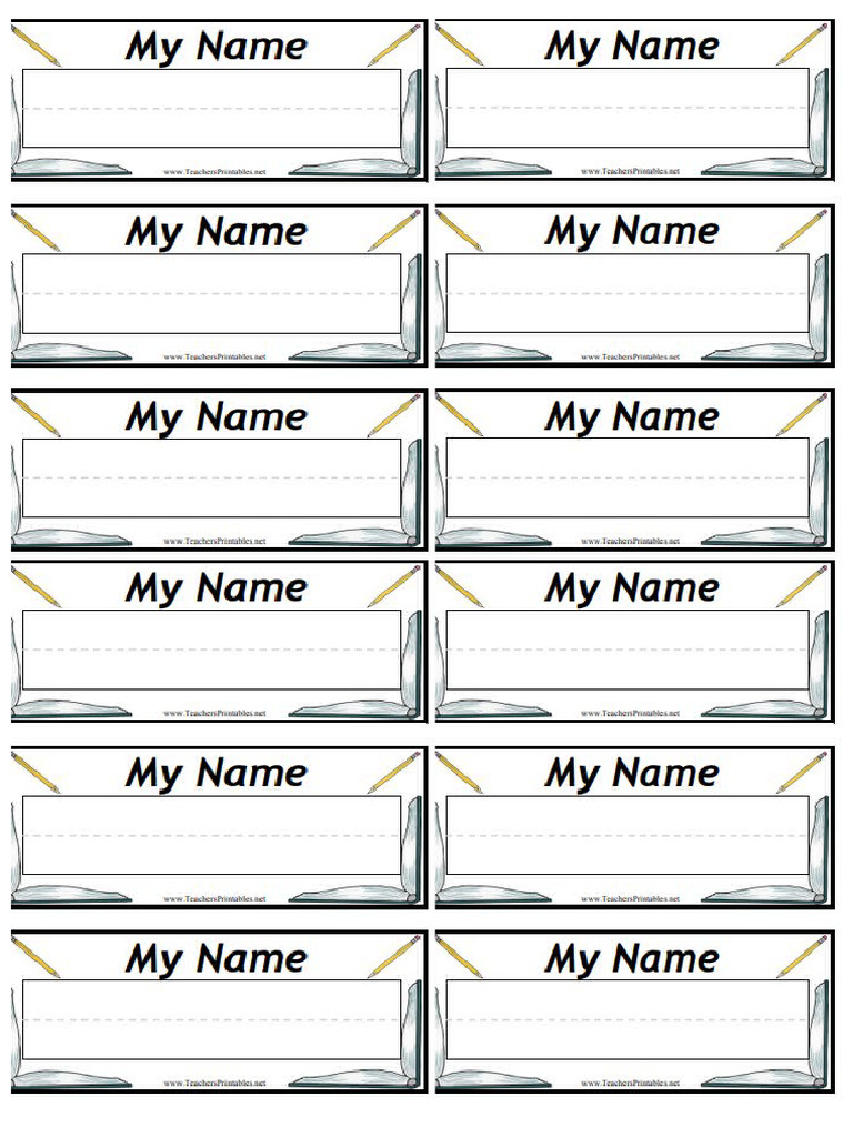 Name Tag | PDF