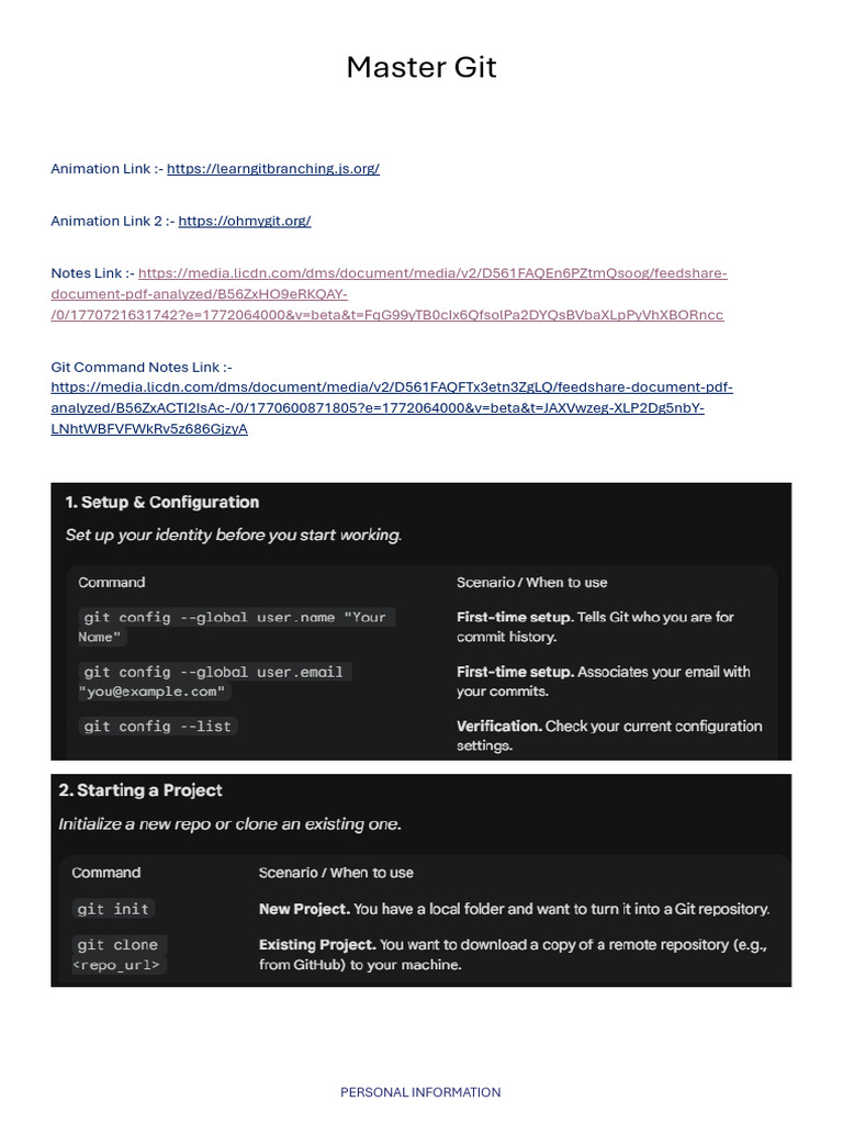 Master Git | PDF