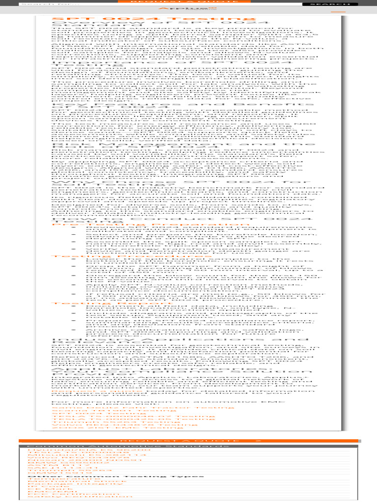 SPT 0024 Compliance Testing | PDF | Geotechnical Engineering