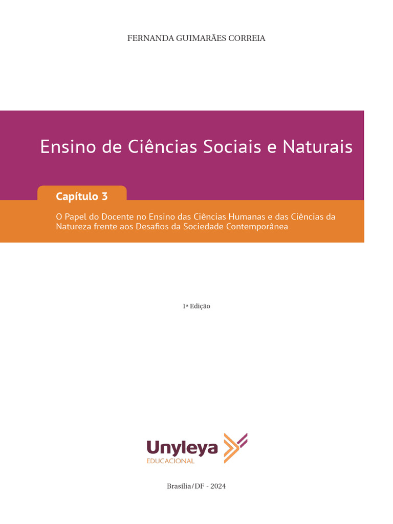Ensino de Ciencias Sociais e Naturais Capitulo 3 | PDF | Science ...