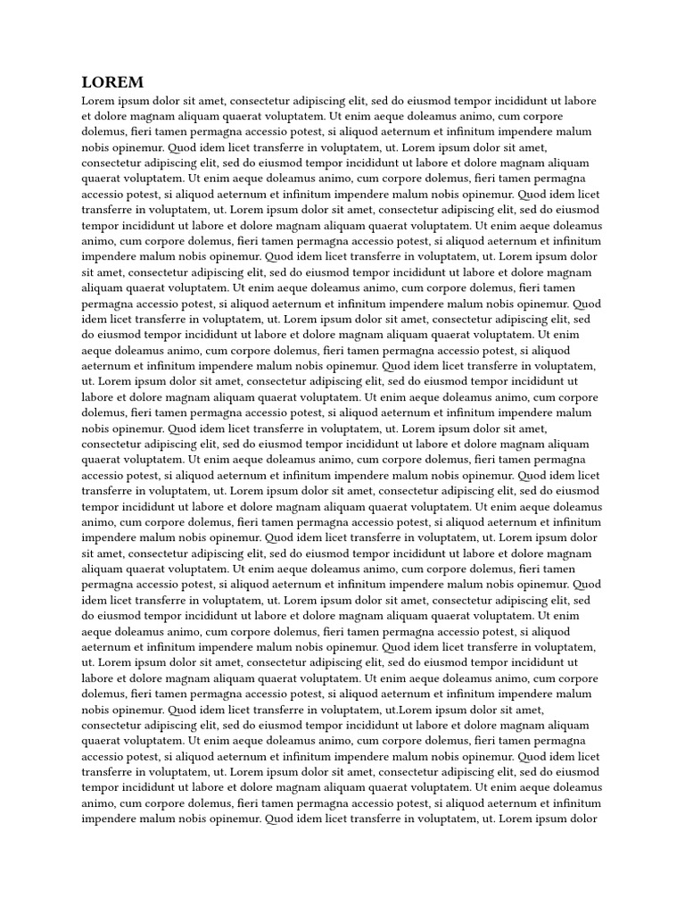 Loremloremlorem | PDF