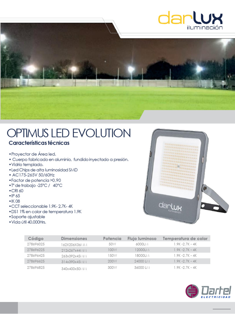 Optimus Led Evo Ds1 | PDF