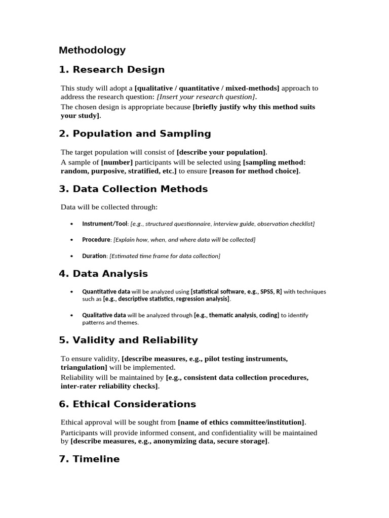 Methodology Steps | PDF