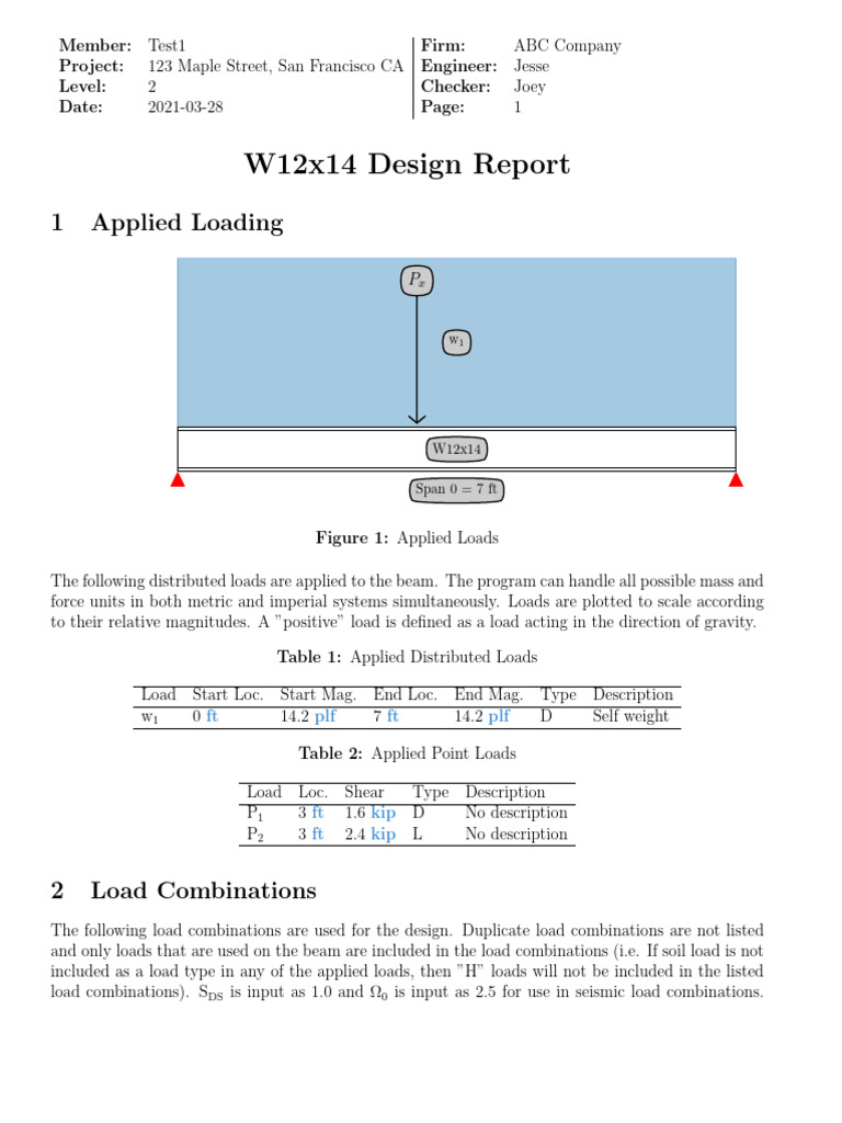 Test1 Report | PDF | Structural Analysis | Earthquake Engineering