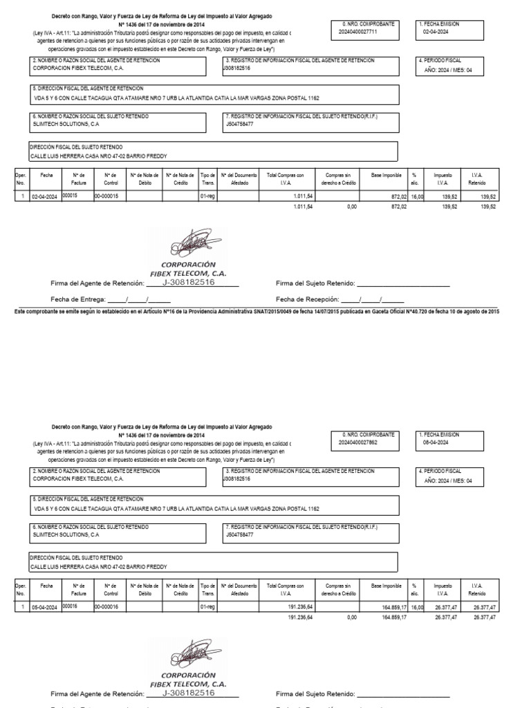 Iva Slimtech | PDF | Impuesto al valor agregado | Factura