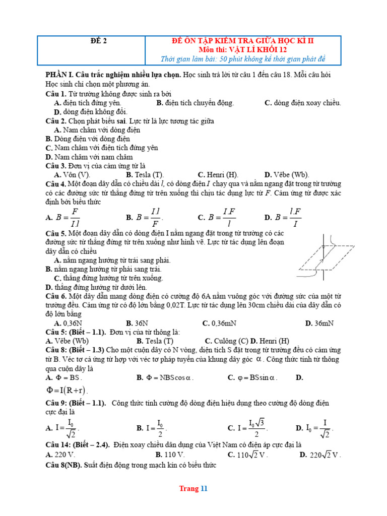 GK HK2 Đe 2 | PDF