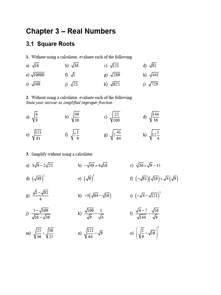00 - Chapter 3 of Workbook With Answers | PDF | Ratio | Numbers