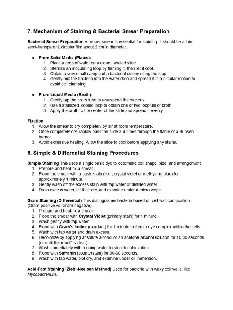 Microbiology Staining | PDF | Staining | Microscopy