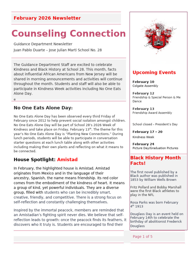 February 2026 Newsletter | PDF