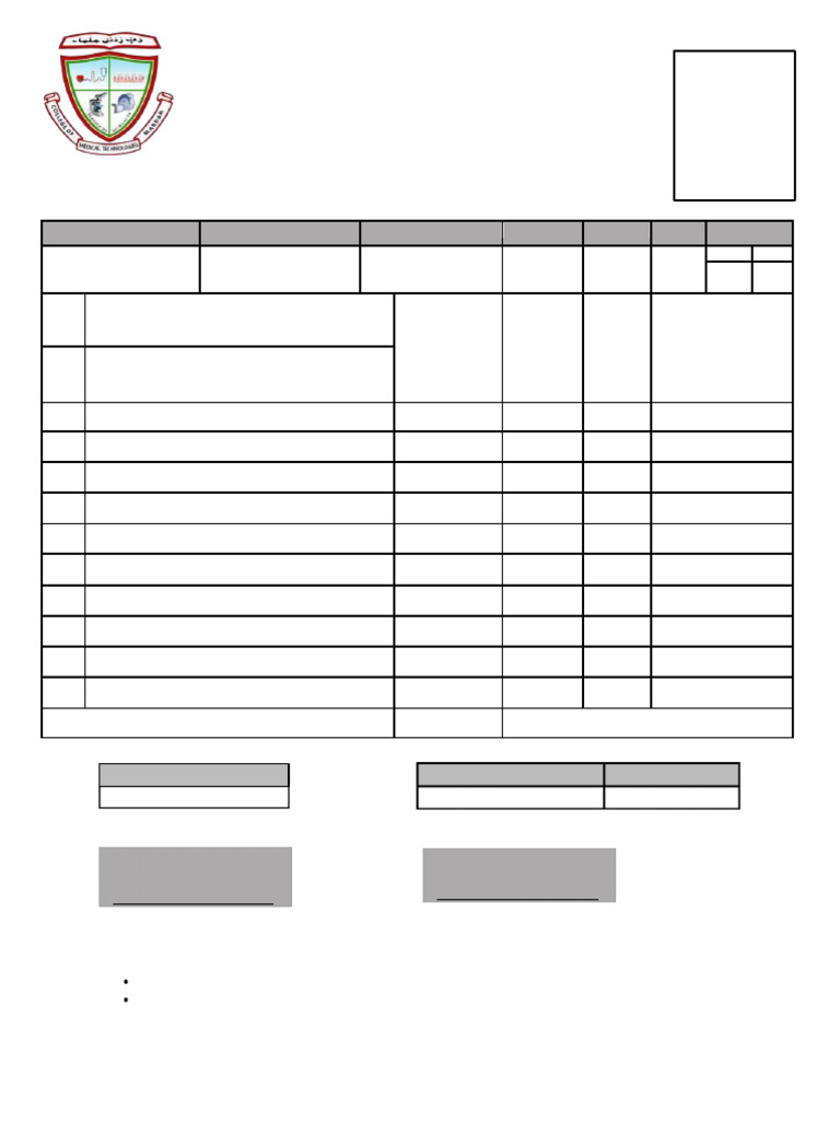 Course Registration Form New | PDF