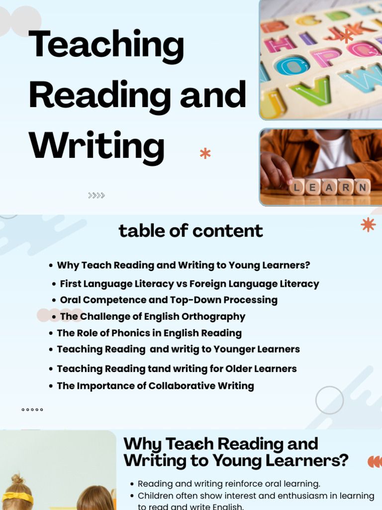 Teaching Reading and Writing | PDF | Phonics | Literacy