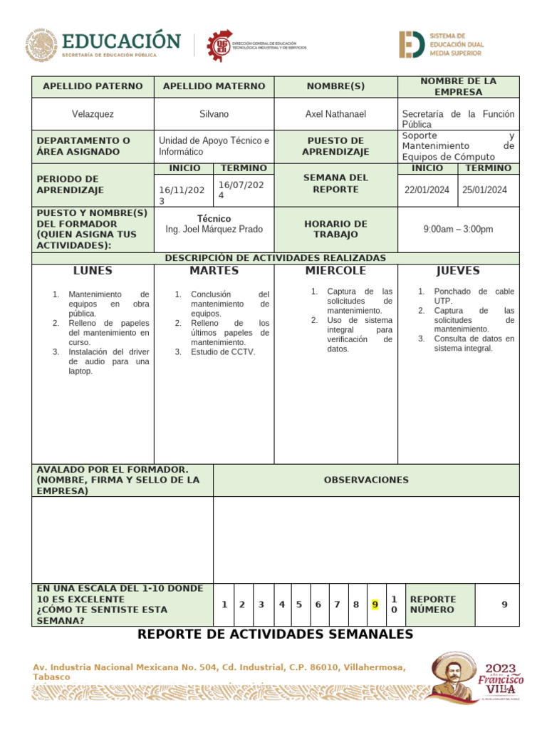 Reporte 9 | PDF | Informática | Ciencias de la Computación