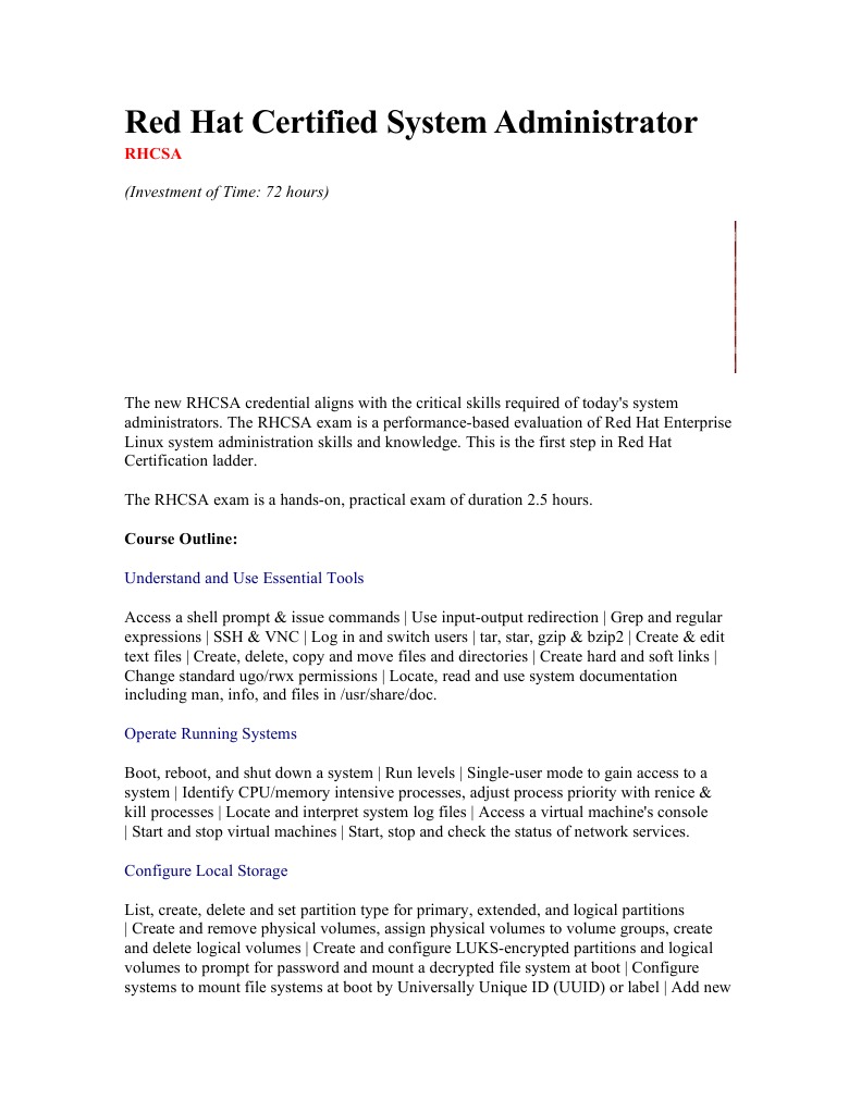RHCSA: Red Hat Admin Certification Guide | PDF | File System | Booting
