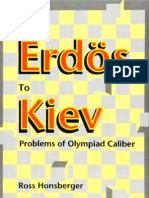 Honsberger - From Erdos to Kiev, Problems of Olympiad Caliber (270p)(Dolciani 1996)