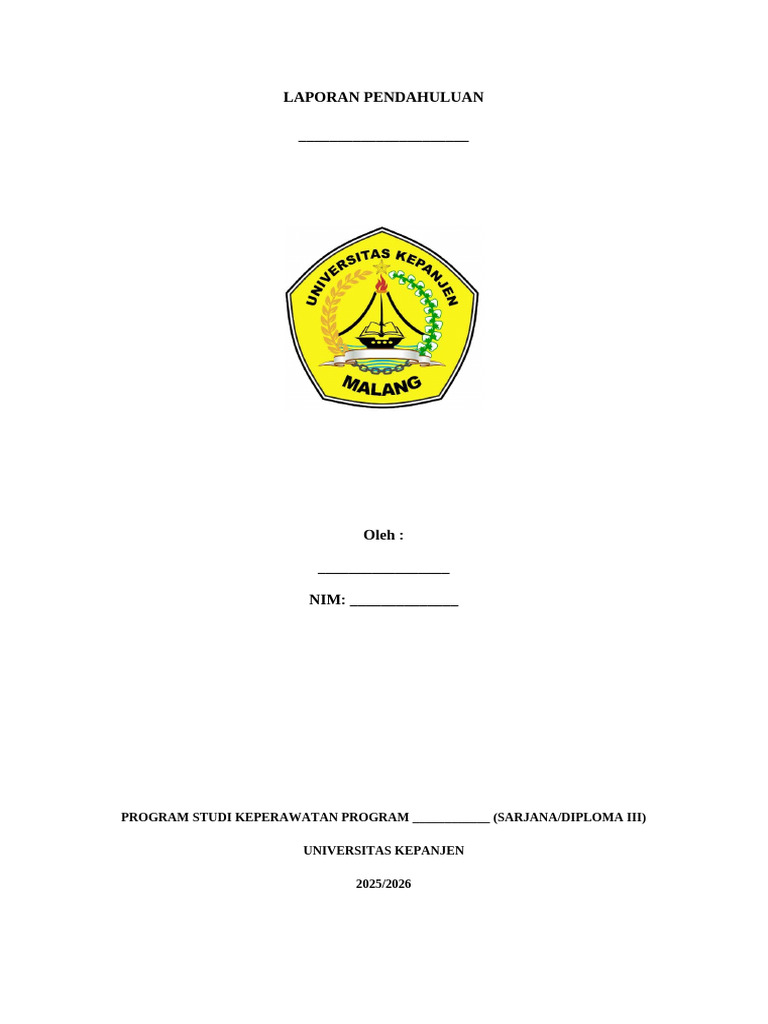 Rev - Format LP (Kep Dasar) | PDF