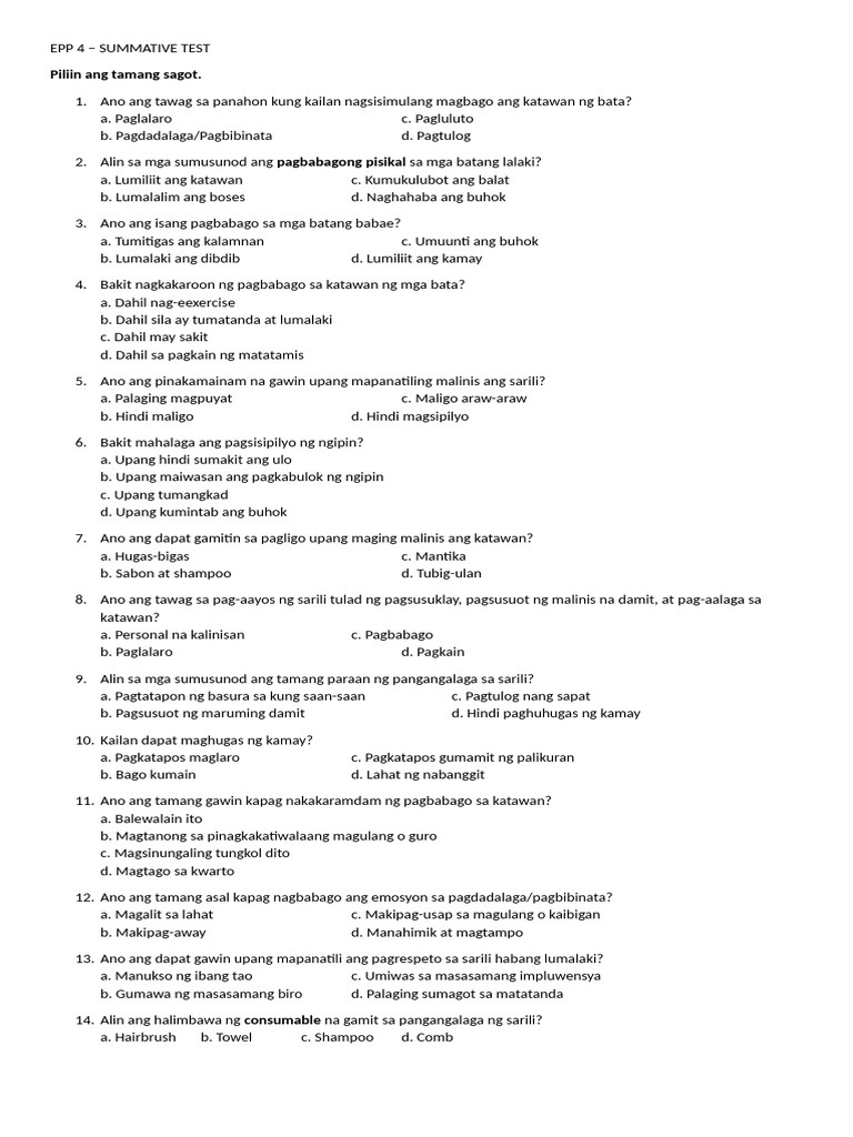 Epp 4 | PDF