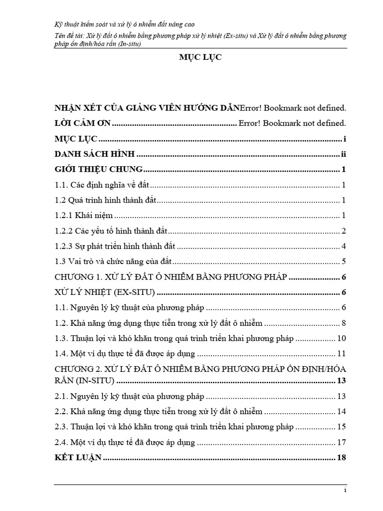 Xu Ly o Nhiem Dat Bang Phuong Phap Nhiet | PDF