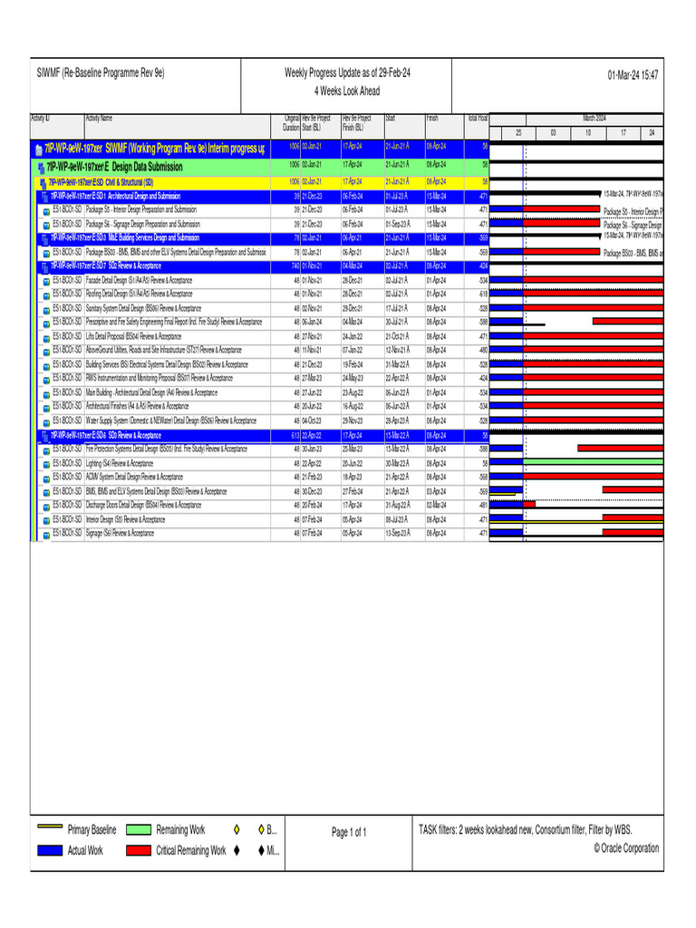 DDS - Weekly Progress Update 28 Feb 24 | PDF