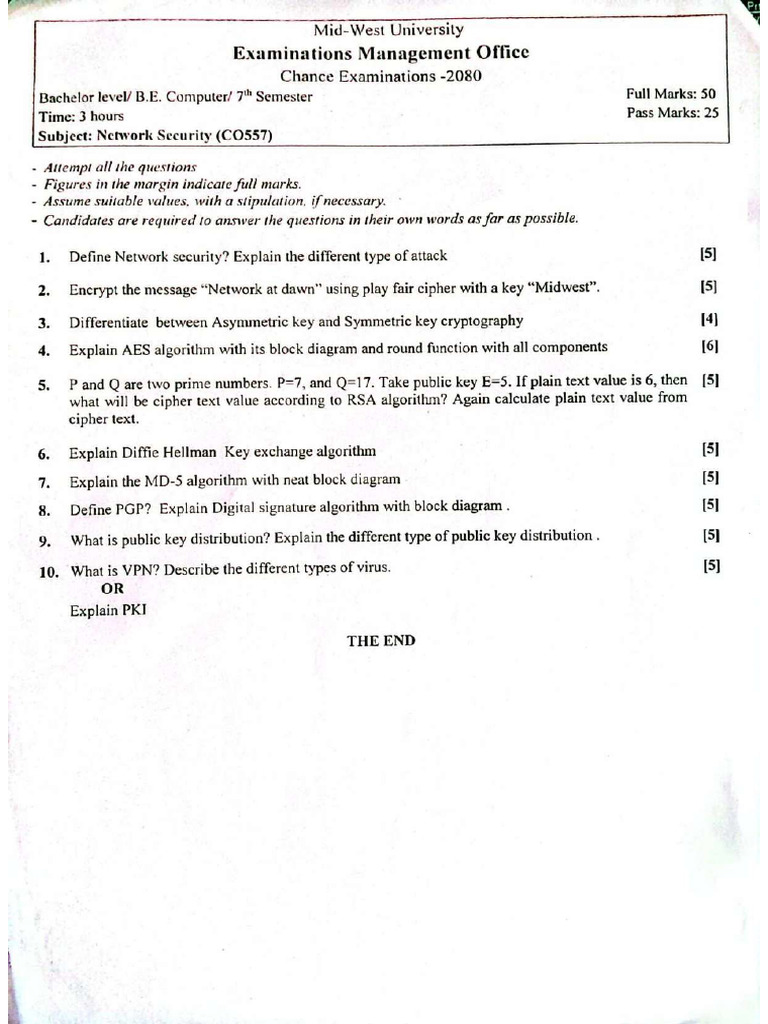 BE Computer Questions 2080 | PDF