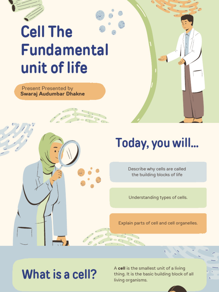 Exploring Cells in Presentation | PDF | Cell (Biology) | Cytoplasm