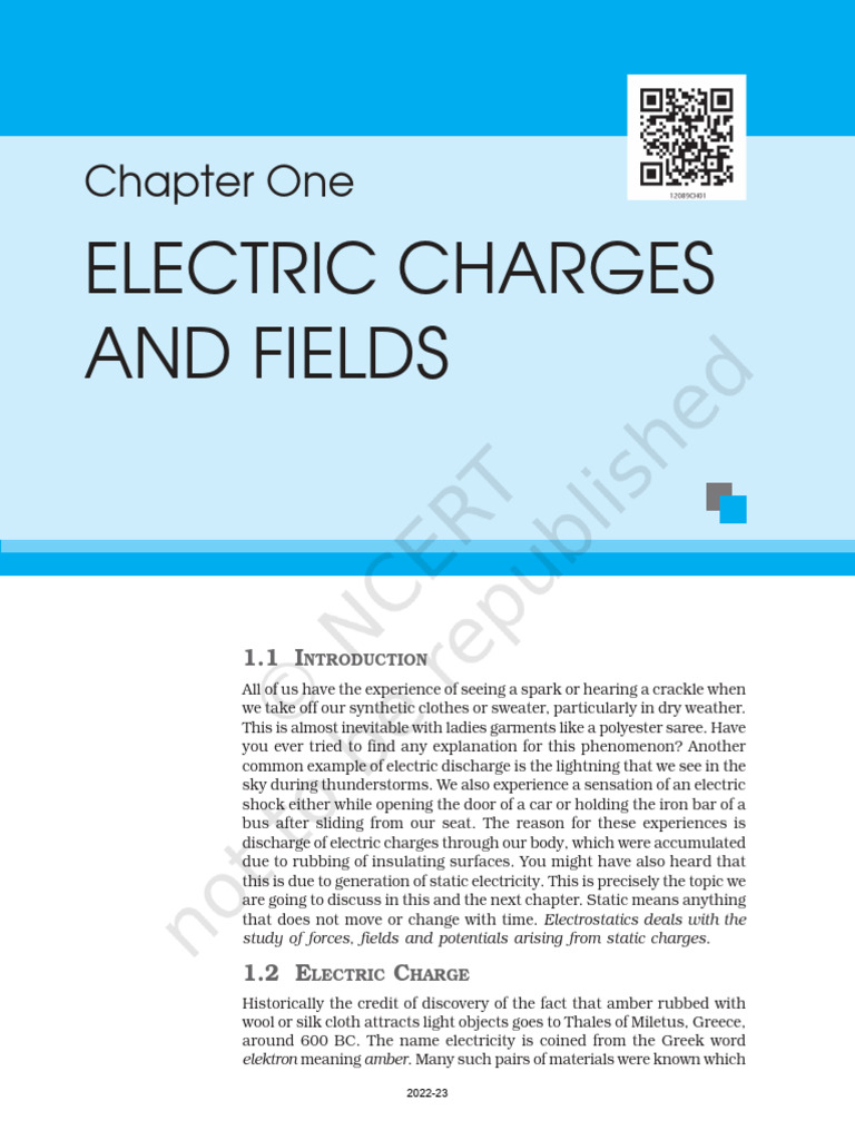 Electrostatics Ch01 260226 121243 PDF | PDF | Electromagnetism ...